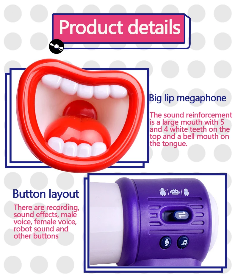 Детские умные игрушки для смены звука, забавный динамик для изменения голоса, образовательная Интерактивная громкоговоритель для детей, подарок