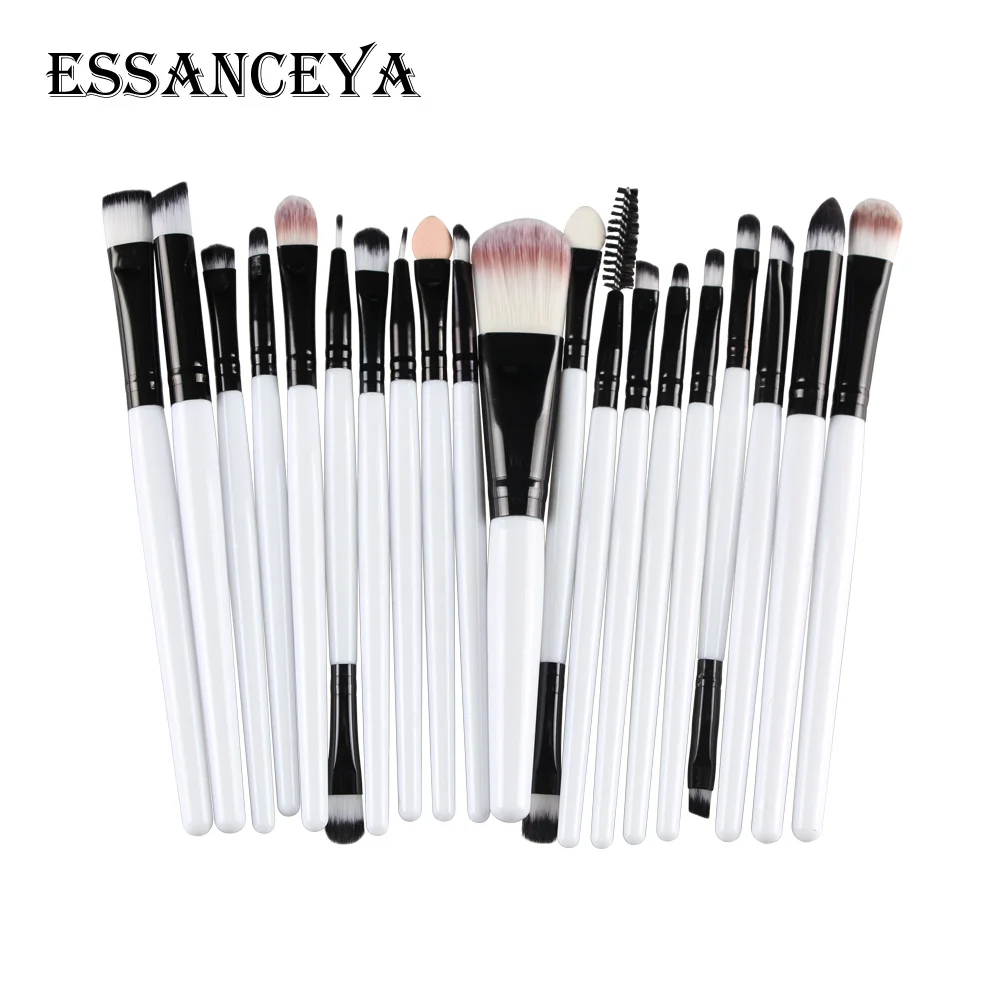 ESSANCEYA 15/20 шт./компл. набор кистей для макияжа Тени для век основа для губ Кисть для макияжа бровей, набор инструментов Pinceau de maquillage