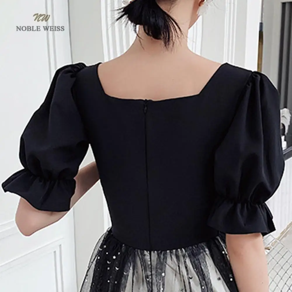 Prom Dresses Sexy A-line Tulle Prom Dress Zipper Back Party Dress women prom dresses