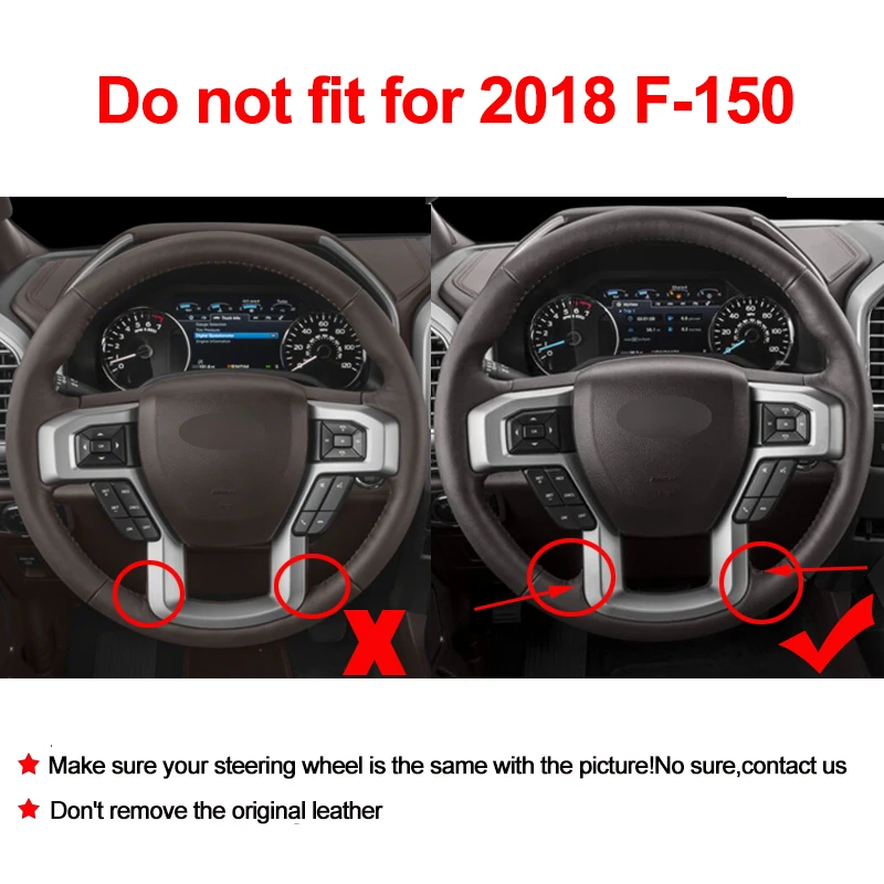 DIY чехол рулевого колеса автомобиля черная замша кожа для Ford F-150 F150 King Ranch Lariat Platinum XL XLT Volant