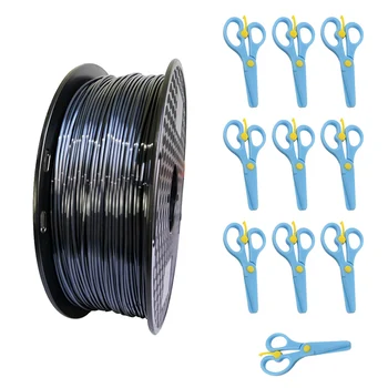 

3D Printer Parts 1.75mm PLA Filament Plastic 1KG/Roll 3D Printing Materials 10Pcs Plastic Scissors