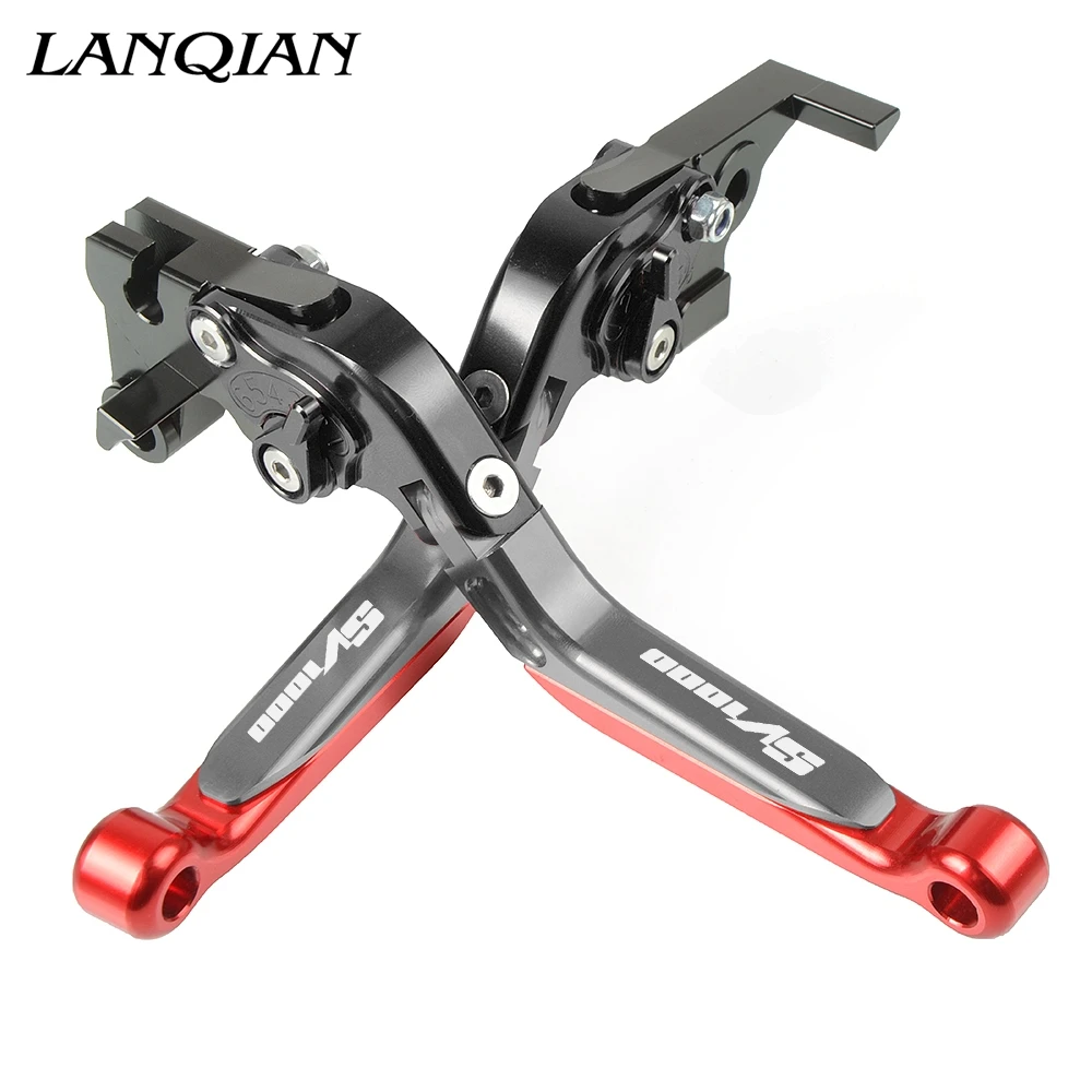 

For Suzuki SV1000 2003 2004 2005 2006 2007 With LOGO Motorcycle Accessories CNC Adjustable Brake Clutch Levers