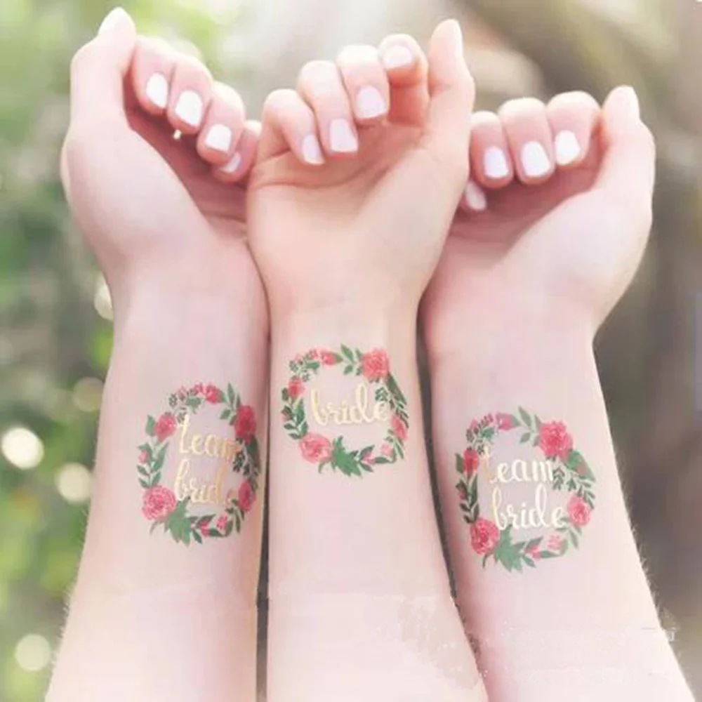 10 шт. декоративные тату наклейки для подружки невесты|Украшения своими руками