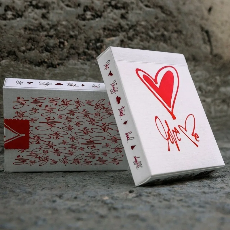 

Love Me Deck Playing Cards Theory11 Luxury Poker Magic Cards Valentine's Day Gifts For GirlFriend Wife Magic Trick Props Toys