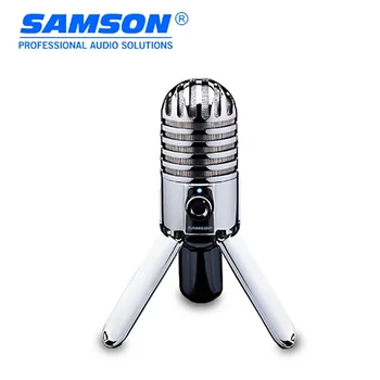 

Samson Meteor Mic Recording Condenser Microphone Fold-back Leg With USB Cable Carrying Bag For Computer Conference Microphone