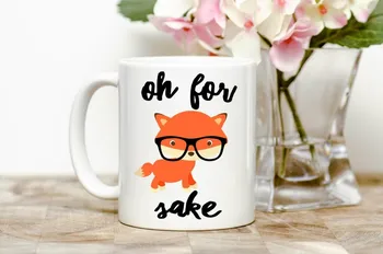 

Oh for Fox Sake Mugs Milk Beer Mugs Travel Beer Cup Porcelain Coffee Mug Tea Cups
