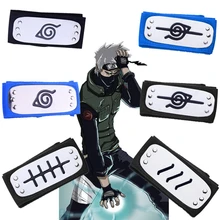 Anime Uchiha Sasuke Generation Cosplay Costume Kakashi NINJA Konoha Headwear Halloween Party Headband Props Accessories