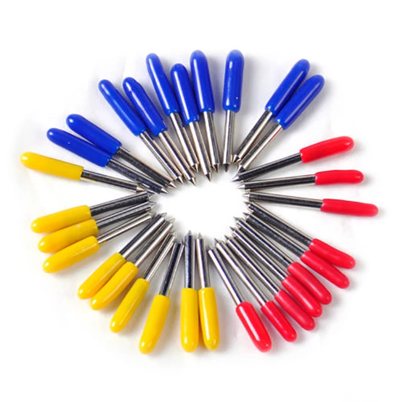 

BMBY-30Pcs 30 45 60 Degree Roland Cutting Plotter Cutter Knife Blades Offset