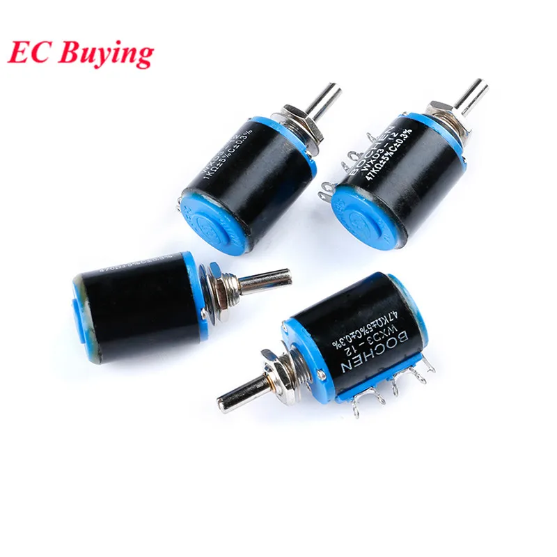 Multiturn Potentiometer WXD3 WXD3-12 5 Laps Wirewound