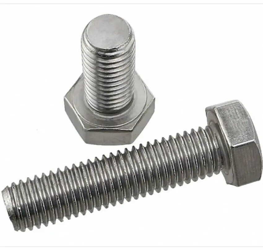 M6 M8 M10 M12 Left Threaded External Hex Head Screws 304 Stainless