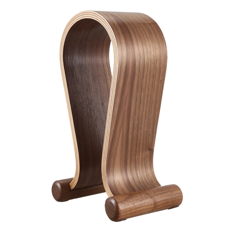 Universal Wooden Headphone Stand Headphone Headset Hanger Wall Hook PC Monitor Earphone Stand Rack Holder Stand Bracket