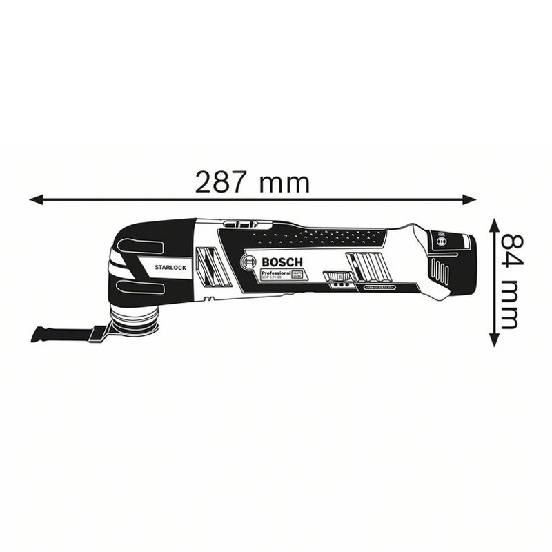 BOSCH GOP 12V 28 перезаряжаемый многофункциональный станок для резки шлифовальный