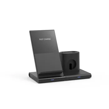 

Ouhaobin For Qi wireless charger Pad 3in1 Mobile phone tablet desktop quick charge dual charge wireless charger Holder