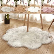 Зимний теплый мягкий коврик из искусственного меха, мягкая шерсть, мягкий коврик, домашний моющийся коврик для дивана