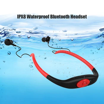 

Portable Sports MP3 Wireless Bluetooth 5.0 Waterproof IPX8 Head-mounted 8GB Music Player Supports Multiple Audio Formats