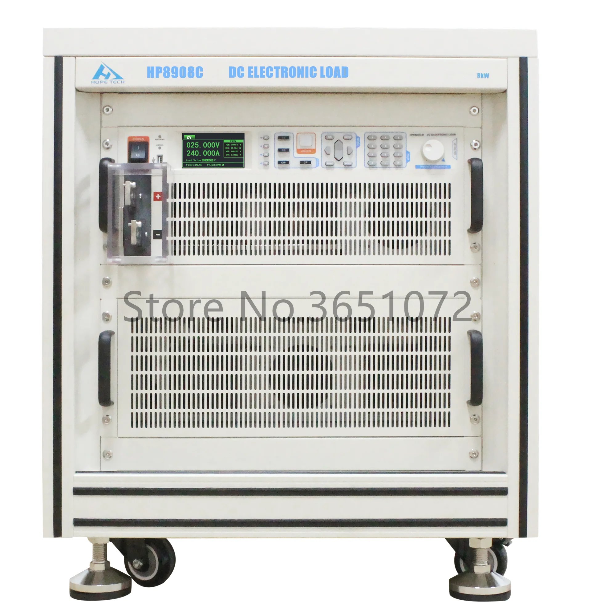 

HP8908C Programmable DC Load 150V/500A/8000W Battery Load Tester