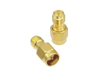 

10pcs RP-SMA female plug center to Quick SMA male no screw Test RF adapter connector