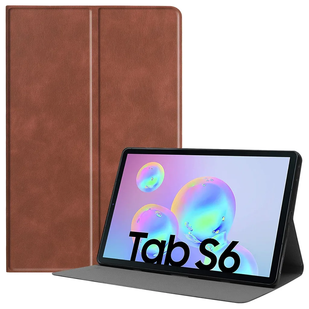Для Samsung Galaxy Tab S6 10,5 T860 T865 PU+ кожаный чехол с подставкой для сна/бодрствования