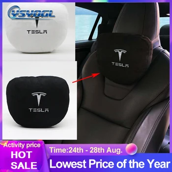 

Memory Soft Styling Comfortable Car Seat Headrest Neck Pillow Cushion Protect Accessories for Tesla Model S Model X Model 3