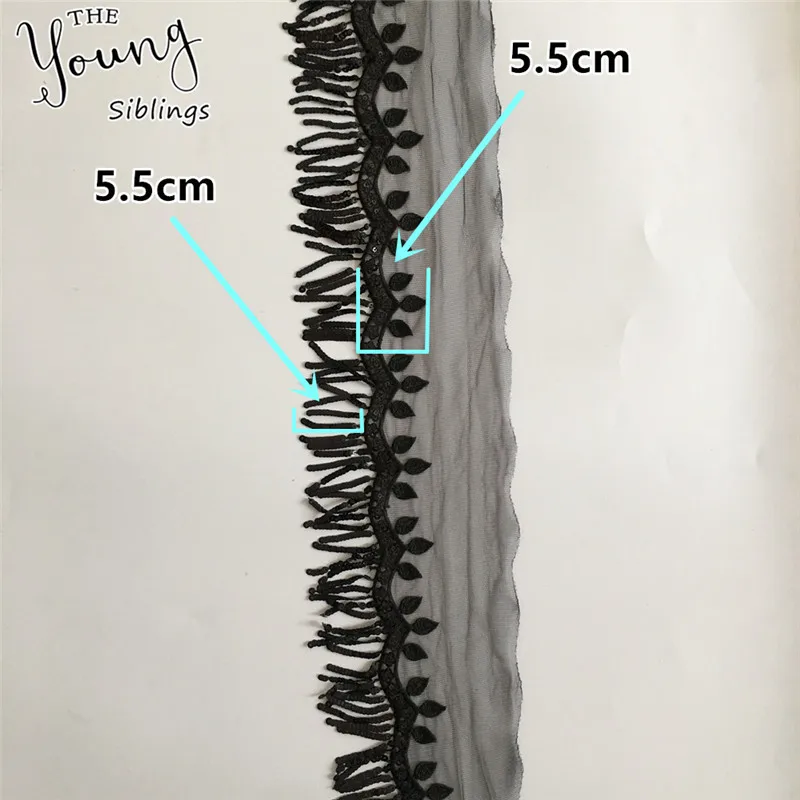 YL1491 1 meter for sale New arrive Embroidery Neckline Sequins Tassels Lace Collar Applique Sewing DIY Clothing Accessories Supplies - Цвет: YL1491
