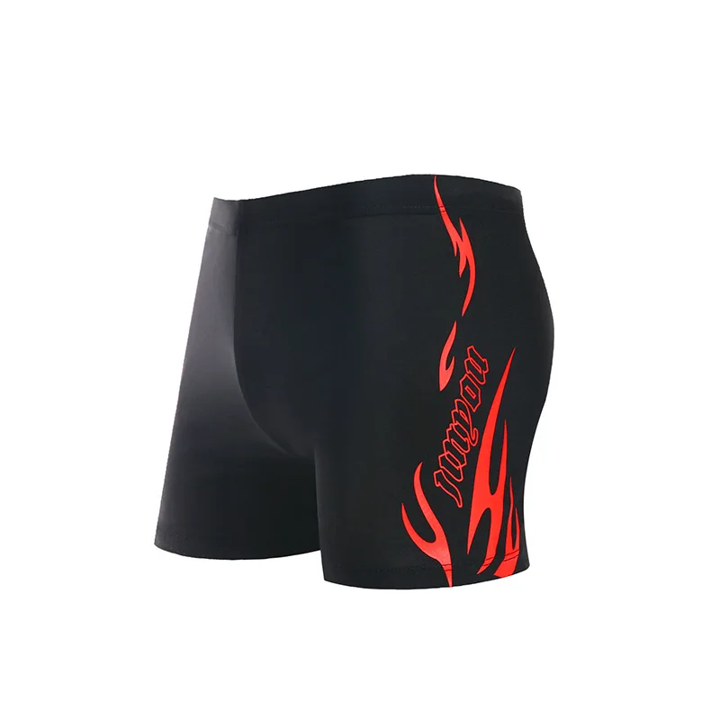 Fashion Swimming Trunks Men's Boxer Adult Swim Briefs Set Men Loose and Plus-sized Bathing Suit Men's Swimming Cap Swim Shorts