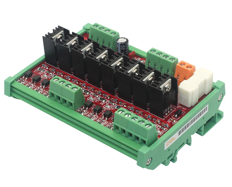 

8-channel PLC Amplifier Board DC Tube Optocoupler Isolation Board Protection Board Power Contactless Relay Crystal 8AG-DC
