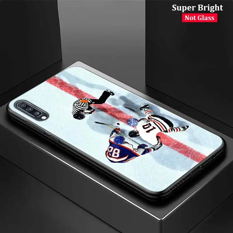 Черная крышка хоккейный спортивный для samsung Galaxy A70 A90 A80 A60 A50 A40 A30S A20E A20S A10 чехол для телефона - Цвет: Style 09