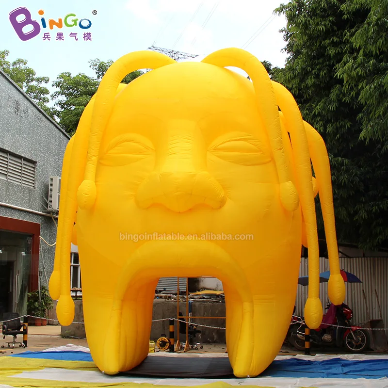 Commericial 6mH Inflatable head Tunnels for Carnival decoration or shopsale / inflatable toy tent