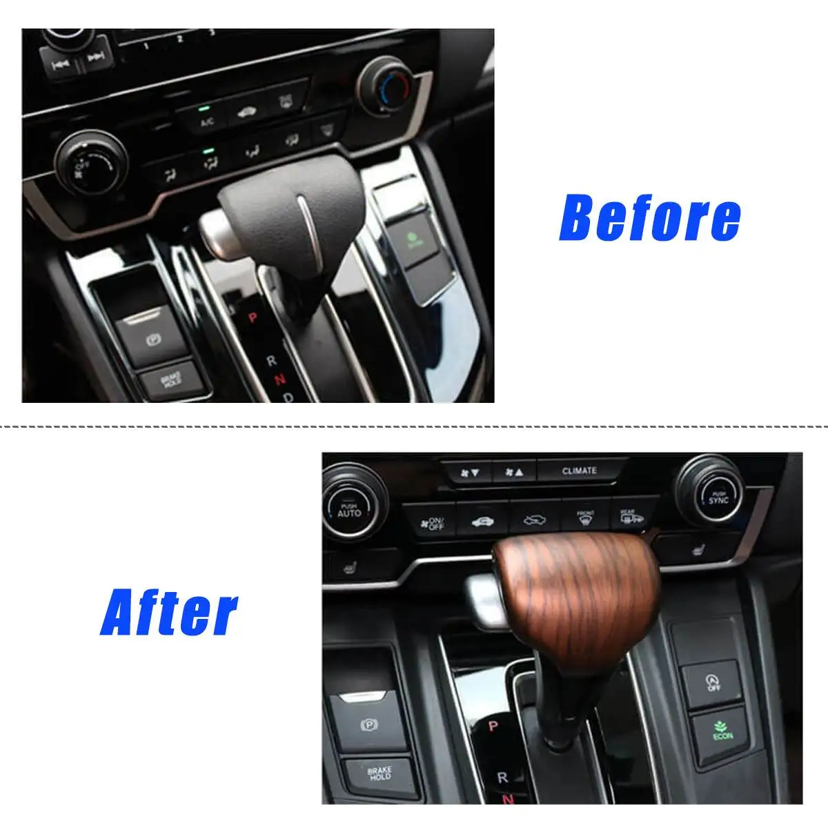 ABS персиковая деревянная автомобильная ручка переключения передач для Honda CRV для CR-V авто аксессуары