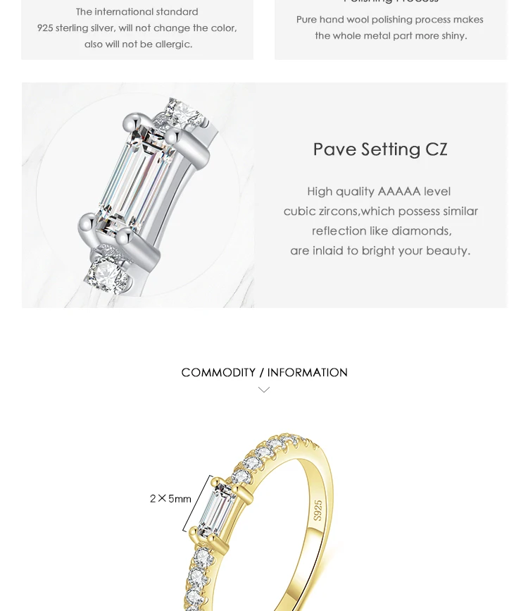 Modian Top Quality 100% Real 925 Sterling Silver Classic Charm AAAAA Zirconia Wedding Finger Rings For Women Fine Jewelry anel Modian Top Quality 100% Real 925 Sterling Silver Classic Charm AAAAA Zirconia Wedding Finger Rings For Women Fine Jewelry anel
