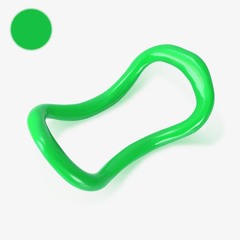 Green Кольцо для йоги круг оборудование для упражнений многофункциональная тренировка Пилатес фитнес тренировка эспандер тренажерный зал дома Быстрая - Цвет: Green