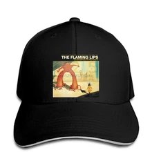 Мужская мода музыкальная группа Аниме игра мультфильм пылающие губы Yoshimi сражения розовые роботы snapback шляпа