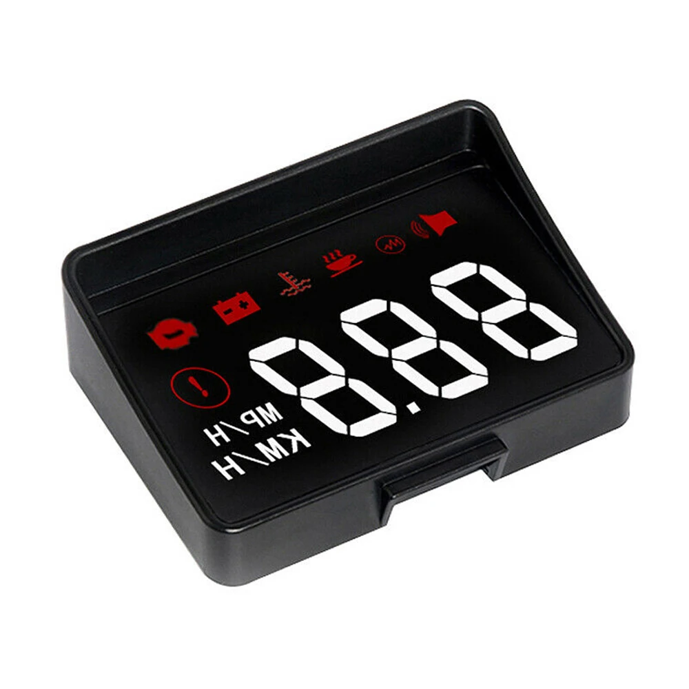 Новейший A100S с блендой на лобовое стекло проектор OBD2 II EUOBD автомобильный HUD Дисплей Система Предупреждение о превышении скорости сигнализация напряжения