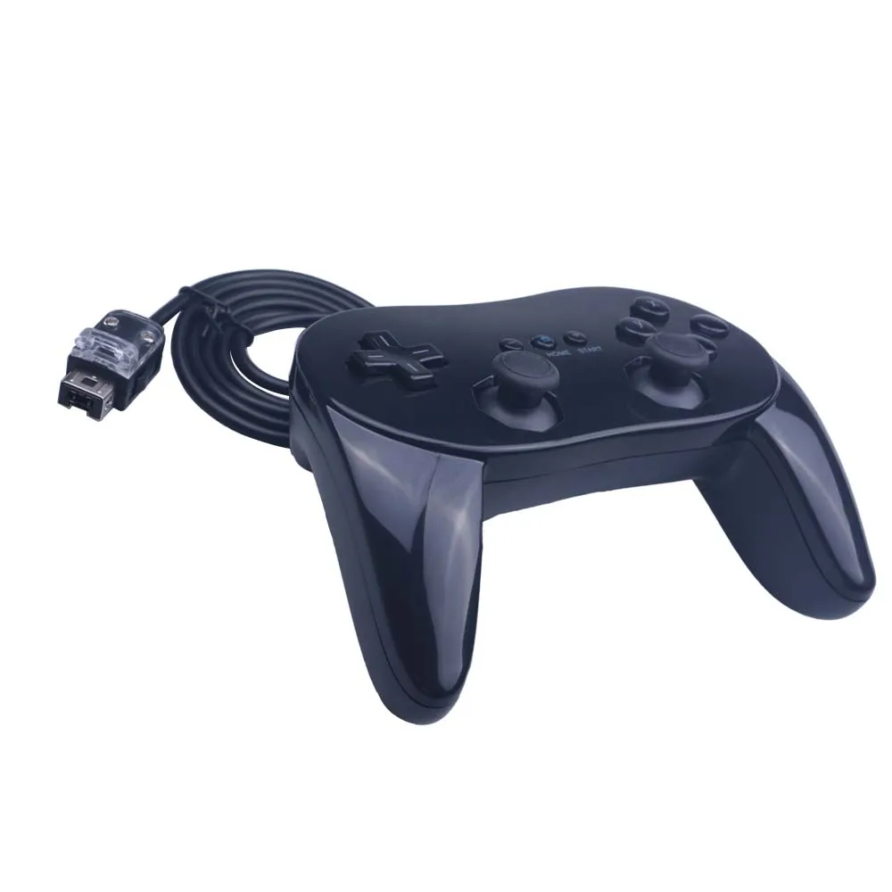 For Nintendo Wii Second-generation Gamepad Classic Wired Gaming Remote Pro Gamepad Shock Joypad Joystick