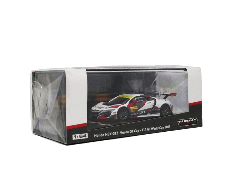 Tarmac работает 1: 64 Honda NSX GT3 Macau GT Cup FIA GT World Cup литой модельный автомобиль