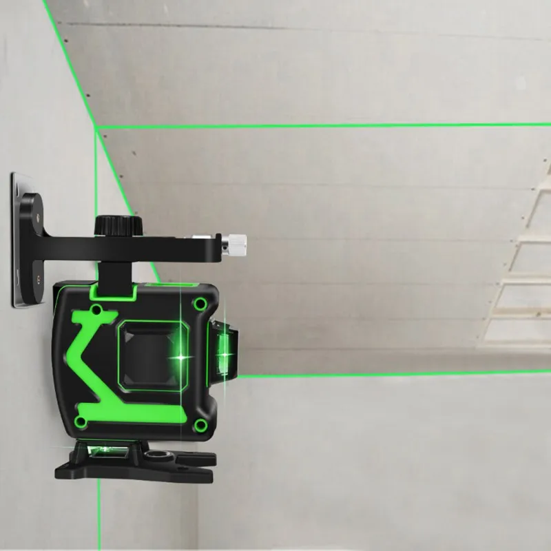 

Laser Level 12 Lines 3D Self-Leveling 360 Horizontal And Vertical Cross Super Powerful Green Laser Beam Line For Indoor Outdoor