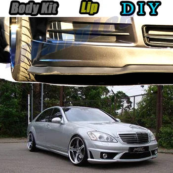 

Car Bumper Lip Front Spoiler Skirt Deflector For Mercedes Benz S MB W126 W140 W220 W221 W222 W223 Modified Body Kit Hella Flush