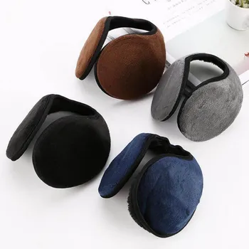 

Calymel Unisex Fashion Winter Adult Cold Protection Earmuffs Solid Color Warm Plush Earmuffs Soft Ear Cover Protector