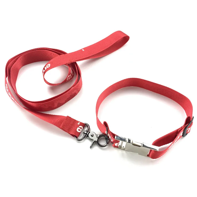 Collar Красный оплетенный жилет-стильный нагрудный ремень-это золотистый Тяговый воротник ретривера для средних и больших собак - Цвет: Collar