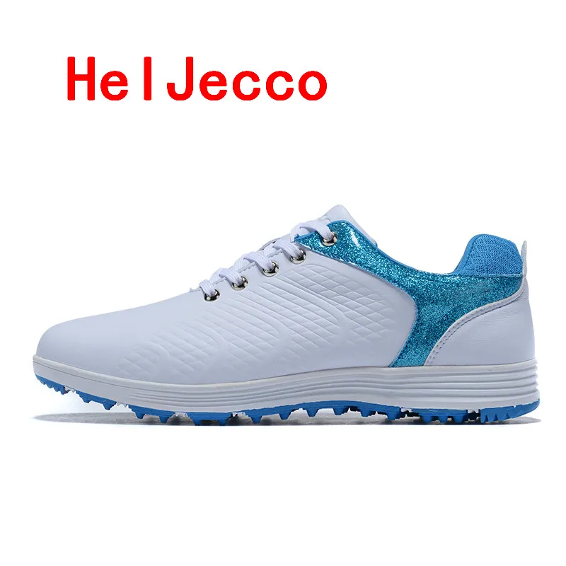 Профессиональная Брендовая обувь для гольфа мужские водонепроницаемые уличные кроссовки для гольфа для мужчин широкие Нескользящие весенне-летние спортивные кроссовки - Цвет: WhiteBlue