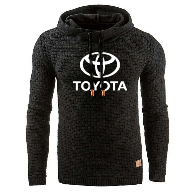 Мужская толстовка с логотипом Toyota повседневная спортивная в стиле хип хоп