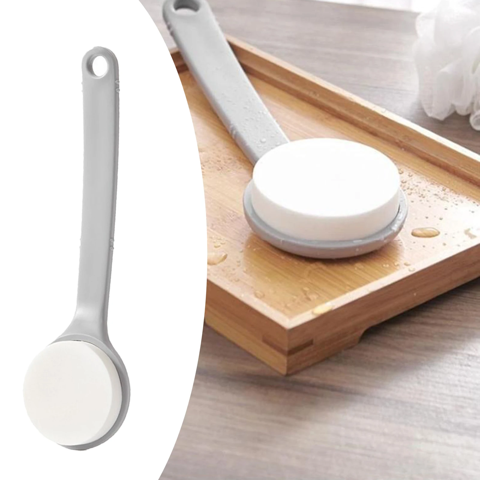 Lotion Applicator Padded Brush Sponge Brush Self Application for Back Feet Suntan Tanning Sunscreen Men Women 2