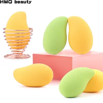 

New Mango Shape Soft Makeup Sponge Face Beauty Cosmetic Powder Puff For Foundation Concealer Cream Make Up Blender Tools