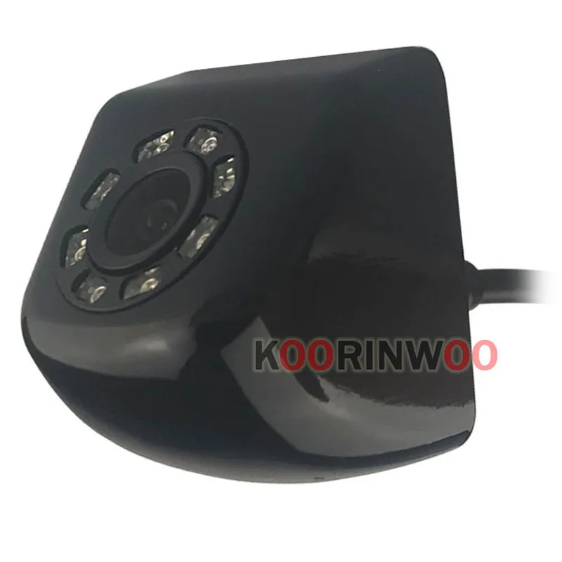 Koorinwoo Univeral парковка CCD HD камера заднего вида резервного копирования ночное видение 8 Огни передний Обратный Cam для Audi/Ford/Toyota