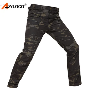 

Men's Tactical Cargo Outdoor Camouflage Pants Combat Swat Army Training Military Pants Climbing Sport Trousers for Hiking Hunt