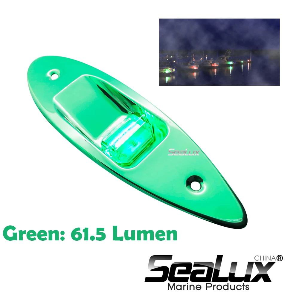 Sports & Outdoors Pactrade Marine Boat Navigational Side Bow Tear Drop