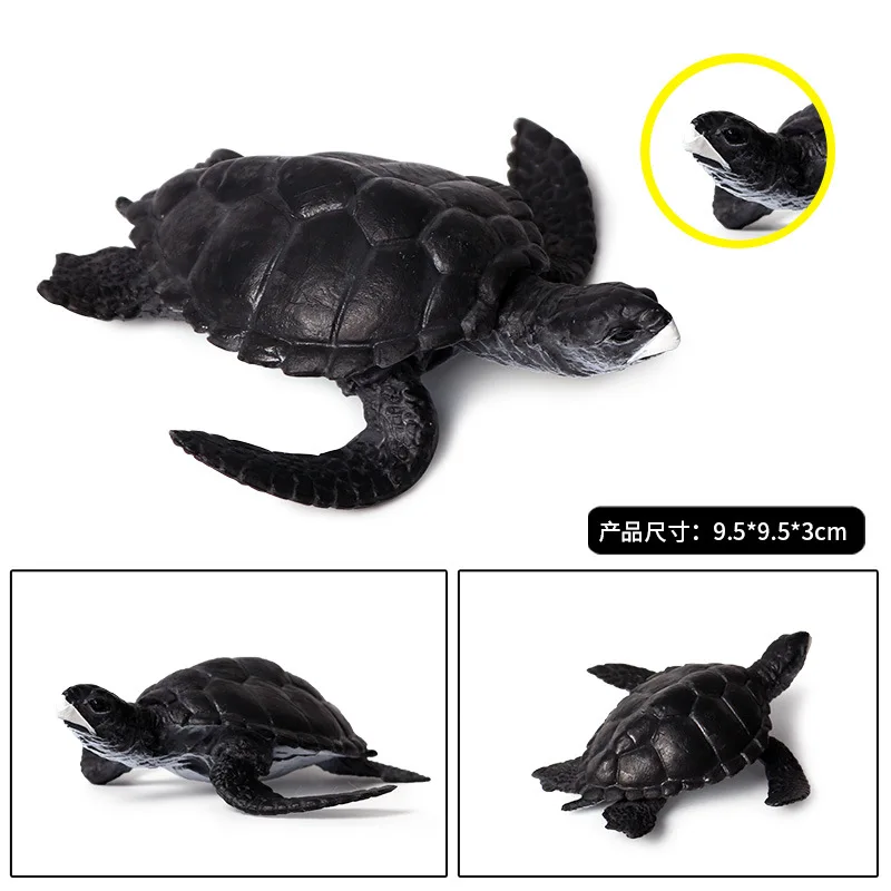

Children Solid Model Oceans Animal Model New Style Mini Turtle Bastard Turtle Model Toy Decoration