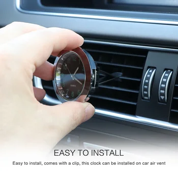 

Car Clock Mini Part Luminous Electronic Spare Interior Quartz Analog Watch Decor