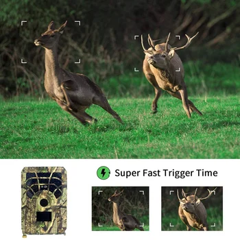 

Mini Hunting Camera 12MP PIR Night Vision Waterproof Trail Game Camera for Home Garden Wildlife Hunting Scouting Game
