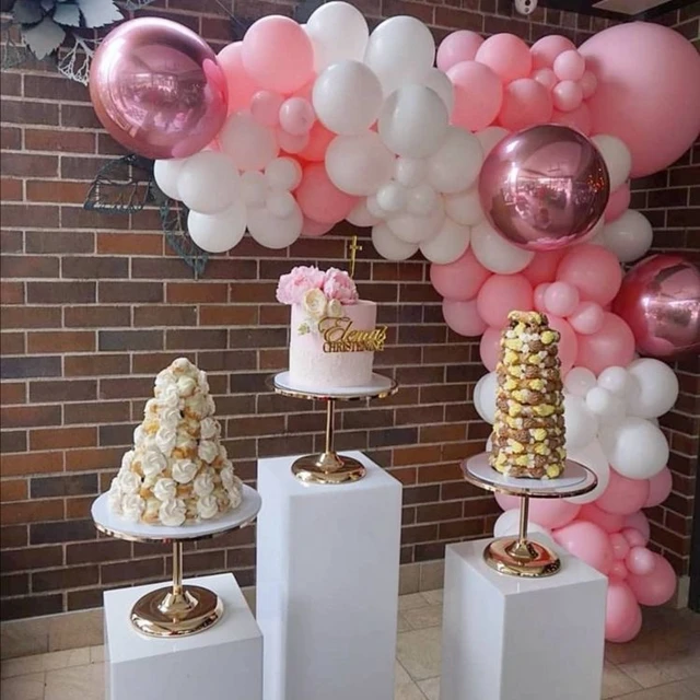 

3 шт./компл.) цилиндрическая подставка для свадебного торта, металлическая пластина для детского праздника, украшения для свадебной вечеринки qq091